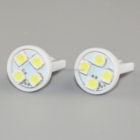 Pièces et accessoires automobiles Ampoules LED pour voitures 12V Kit de rétrofit/amélioration - 194/186/T10 4SMD 4LED W5W 1210 Wedge pour l'éclairage automobile