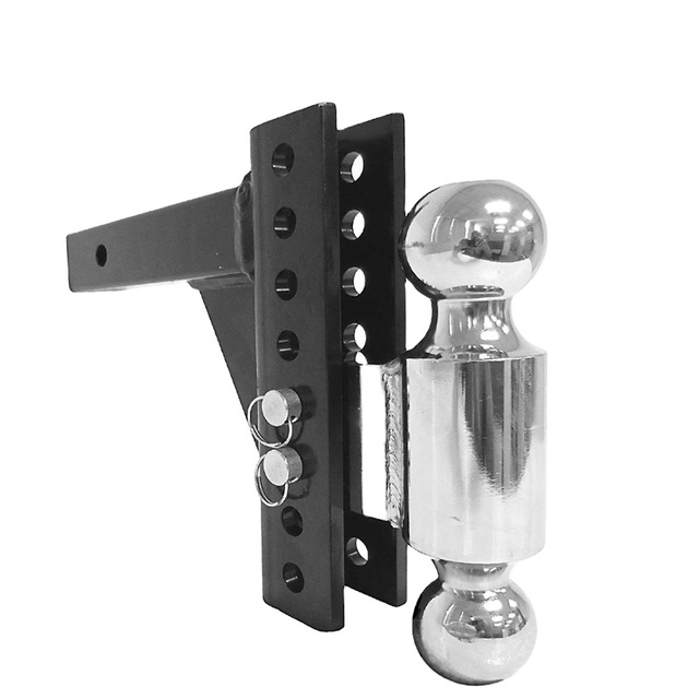 Adjustable Trailer Hitch Ball Mount 2-1/2-Inch Receiver 6-Inch Drop 2 and 2-5/16-Inch Balls 20000 Lbs