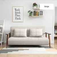 Bom design de tecido futon armazenamento sofá para sala de estar sofá cama