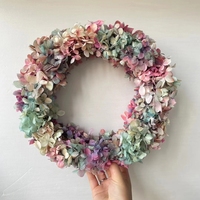 Luxe geconserveerde bloemen hangende kerstkrans op maat gemaakte kleur afstudeer- Moederdag Valentijnsdag binnendeurdecoratie