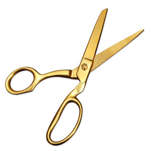 Lu Ban's Work Tailor's <b>Scissors</b> 8.5-Inch Stainless Steel Gold Plated <b>Sewing</b> <b>Scissors</b> For Garment Cutting - Product Image 2