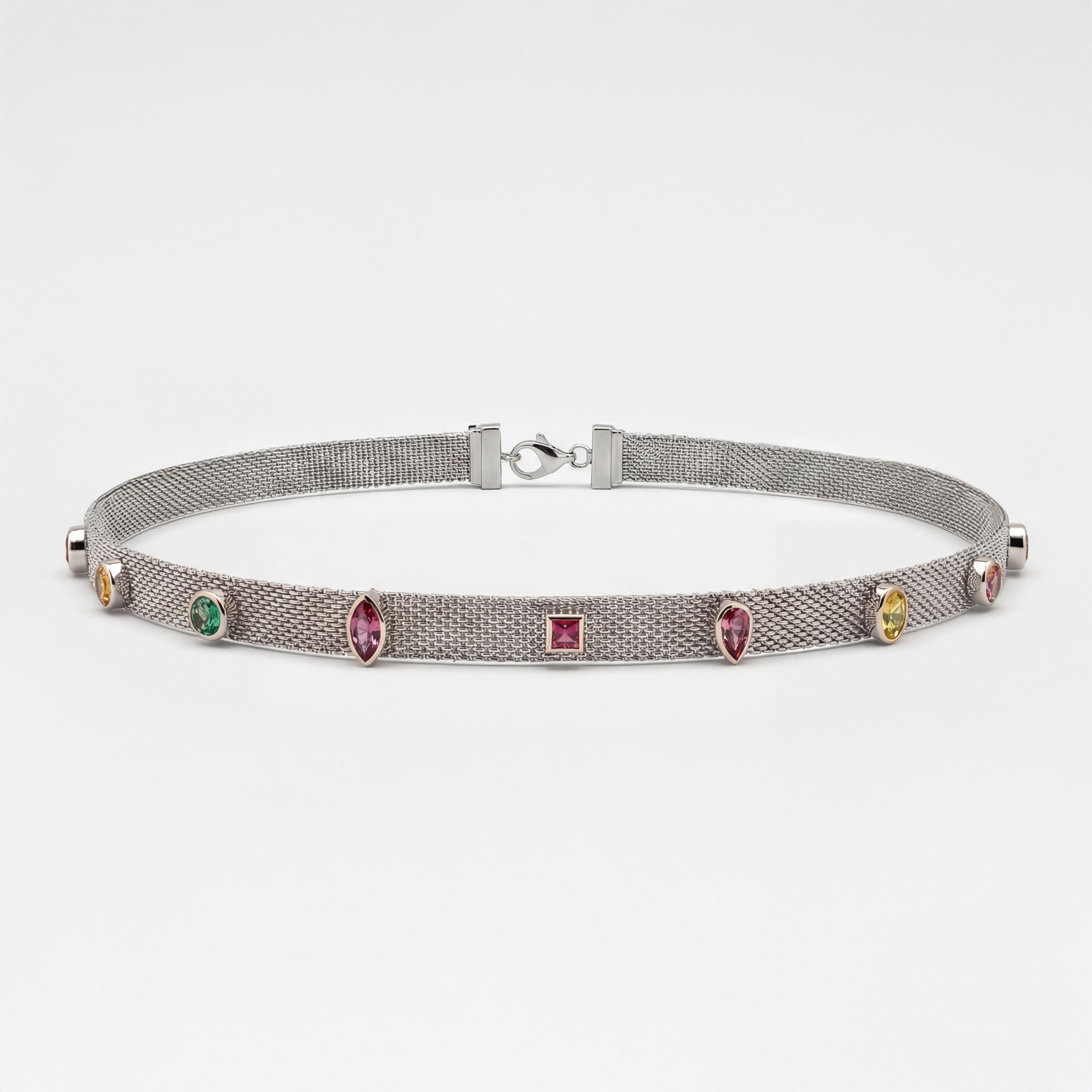 Multicolore / Plaqué Or Blanc