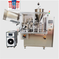 Remplisseuse et scelleuse automatique de tubes avec système de remplissage servo-électrique pour crèmes cosmétiques, lotions et emballages de soins personnels