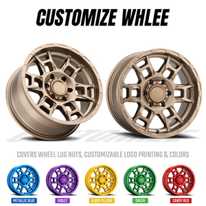 SPEED MEGA Bronze Multi <b>Spoke</b> Aluminum <b>Wheel</b> 5.5 Inch One Piece Cast For Retrofit Upgrade PCD 114.3mm ET 35mm - Product Image 5