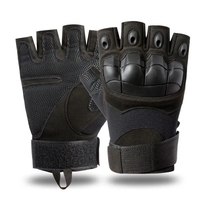 Gants demi-doigt pour hommes Gants tactiques Tir sportif Chasse Moto Gants de cyclisme