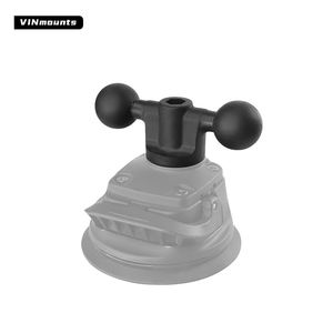 VINmounts 1-Inch Dual Ball Head Base, Compatible with <b>Large</b> Clamp & Suction <b>Cup</b> Mount, Adjustable Mount System VIN-B-010 - Product Image 6