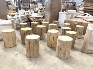 <span class=keywords><strong>Tavolino</strong></span> Rotondo in <span class=keywords><strong>Legno</strong></span> Rustico <span class=keywords><strong>di</strong></span> Grande Vendita, Design Naturale a Tronco per Soggiorno e Camera da Letto, <span class=keywords><strong>Tavolino</strong></span> da Caffè Artigianale - Product Image 4