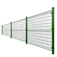 Panneau de clôture en fil de fer soudé 3D en V, revêtu de PVC, en acier galvanisé pour les limites de jardin et la sécurité résidentielle