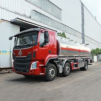 Nouveau prix usine Camion-citerne 6x2 15 tonnes pour transport de pétrole brut, gaz et huile, transmission manuelle 8 vitesses, acier au carbone