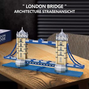 Bloques de Construcción de las Torres Gemelas de Londres, Modelo de Juguete para Niños, Unisex, de Plástico, para Armar, Recuerdo, Regalo - Product Image 3