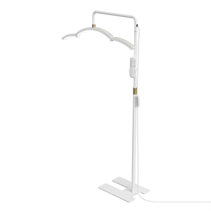 <span class=keywords><strong>Lampe</strong></span> <span class=keywords><strong>de</strong></span> beauté demi-lune Osum 28 pouces en métal détachable <span class=keywords><strong>sur</strong></span> roulettes, LED, hauteur réglable pour le nail art, la broderie des sourcils et le maquillage des cils - Product Image 1