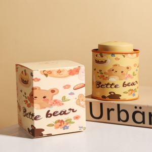 Bougie parfumée Butter Bear pour souvenir, parfum de <span class=keywords><strong>dessin</strong></span> <span class=keywords><strong>animé</strong></span>, cadeau d'anniversaire pour meilleur ami, arôme de niche, décoration intérieure - Product Image 3