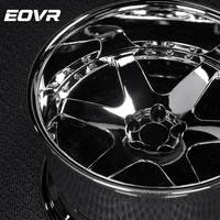 Rines/Ruedas Deportivas EVOR Forjadas de Aluminio Cromado Pulido Personalizadas de 17-22 Pulgadas 5x114.3/5x130/5x120 para Mercedes Urus C8 GTR