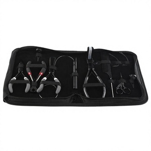 <b>Tape</b> in plier Hair Extension Tools Kit 3 Hole and Micro Beads Crimping Plier stainless steel Hair Styling Comb & Hair Loop Tool - Product Image 1