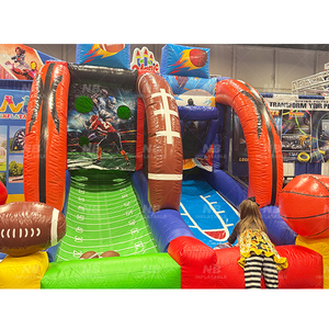 Juego de Baloncesto Inflable 2 en 1 NB, Eventos Deportivos en Equipo, Juegos Inflables para Niños y Adultos, Juegos Deportivos Inflables de Tiro - Product Image 5