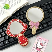 Miroir de poche portable en acrylique, style Art Déco, ovale, léger et incassable, pour maquillage – Vente en gros usine
