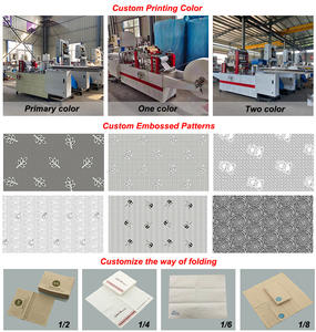 מכונות קטנות עבור נייר מפית עסקי ביצוע מכונת קיפול נייר מכונת קיפול נייר - Product Image 6