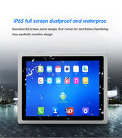 All-In-One 12.1 inç IP65 endüstriyel alüminyum Tablet PC 4GB RAM 128GB depolama I7 I5 Linux OS kapasitif dokunmatik ekran stok