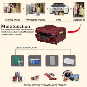 Macchina Multifunzionale per Stampa a Sublimazione 3D con Pressa a Caldo Sottovuoto per Cover di Telefoni Cellulari e Tazze ST3042 - Product Image 2