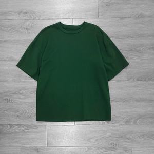 T-shirt unisexe à manches courtes en coton de haute qualité 220GSM, col rond décontracté, streetwear, uni, teint, surdimensionné, col rond pour homme - Product Image 2