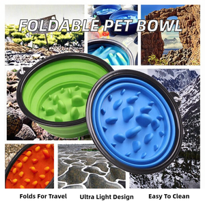 Tazón de Viaje Portátil Automático de Silicona para Perros, Lavable, Ligero y Plegable, 350 ml, Venta Directa - Product Image 2