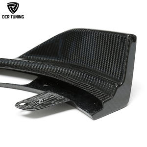 Para <span class=keywords><strong>BMW</strong></span> G42, fibra de carbono seca, labio delantero M240i <span class=keywords><strong>Coupe</strong></span> <span class=keywords><strong>220i</strong></span> 225i 230i 2 SER, divisor de parachoques de coche de carbono Real, estilo MP, 3 unids/set - Product Image 4