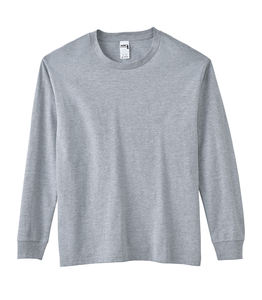 Personnalisable de haute qualité à bas quantité minimale de commande 210GSM marque personnalisée t-shirts 100% coton poche manches longues hommes t-shirts grande taille t-shirts - Product Image 6