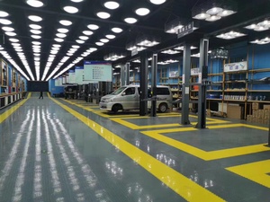 Baona chất lượng hàng đầu cao su PVC nhà để xe gạch lát sàn lồng vào nhau nhựa công nghiệp cho nhiệm vụ nặng nề nhà kho nhà sản xuất hội thảo - Product Image 4