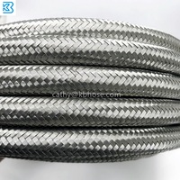 Refroidisseur d'huile en caoutchouc CPE tressé en acier inoxydable 6AN AN6 haute performance une ligne de tuyau de carburant