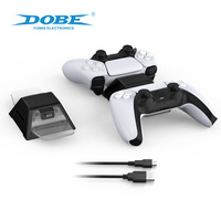Station de charge double DOBE Factory en plastique ABS pour manette Playstation 5, accessoires de jeu