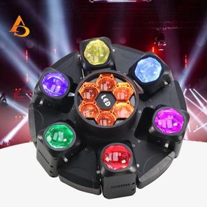Equipo de Iluminación de 6 Haces, Luces Móviles para Escenario, Luces Móviles LED RGBW para DJ - Product Image 1