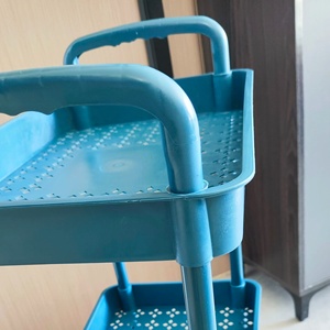Carrito de utensilios <span class=keywords><strong>para</strong></span> muebles, estantería de plástico móvil, estante de almacenamiento de ruedas <span class=keywords><strong>para</strong></span> armario de <span class=keywords><strong>cocina</strong></span> - Product Image 6