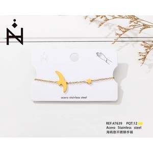 Bracelet en acier inoxydable style Angelina Seagull, chaîne à maillons plaquée or, bijoux unisexe, cadeau - Product Image 1