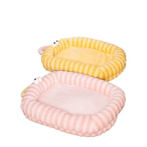 Cuccia Invernale in Peluche a Righe per Animali Domestici, Tappetino Spesso in Poliestere per Cani, Cuscino Lavabile e Resistente per Tutti i Tipi di Animali, Cuccia Ovale per Cani di Piccola Taglia e Gatti - Product Image 5