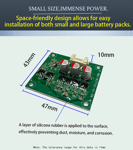 Équilibreur actif HBJ 3S 4S, courant d'équilibrage 2A pour LiFePO4, Li-ion et Sodium-ion, avec condensateurs à semi-conducteurs pour une durée de vie plus longue - Product Image 3