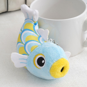Sang trọng Koi Cá vải Búp bê túi quyến rũ Mặt dây chuyền Thú nhồi bông đồ chơi Keychain phong thủy dễ thương sang trọng may mắn ít Cá Chép Cá Keychain - Product Image 3