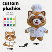 Peluche personnalisée, poupée, mini-peluche, sweat à capuche avec patch poisson, peluche chat, merchandising de marque de café, fabricant de peluches personnalisées, boîte surprise