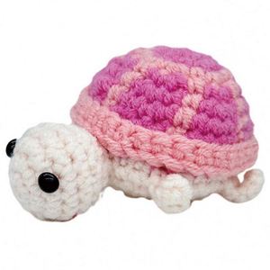 High Quality 100% Handmade Crochet <b>Cute</b> Variety Stuffed Colorful Cartoon Animals Amigurumi <b>Dolls</b> Toys Kids Special Birthday Gift - Product Image 1