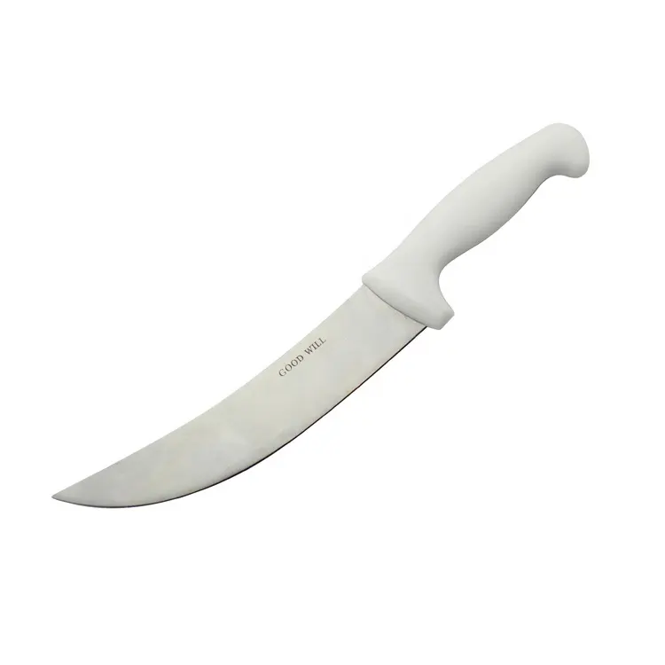 8"Hot-sale PP Handle Stainless Steel large Butcher Knife