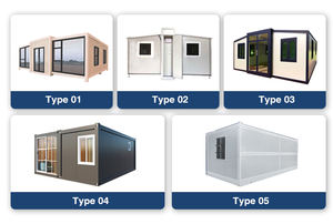 Case prefabbricate a basso costo in Cipro 2 camere piccole case pronte per la spedizione flat pack casa contenitore per casa garage - Product Image 5