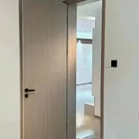 Porte en bois ignifuge durable certifiée CE ISO, couleur personnalisée pour école, hôpital, restaurant