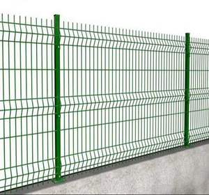 Thiết kế hiện đại nhà ngoài trời 3D cong hàn dây thép lưới Bảng điều khiển Nhiệt PVC vườn hàng rào cong hàn dây lưới an ninh hàng rào - Product Image 2