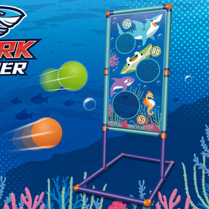 Juego de disparos para niños Toy -Shark <span class=keywords><strong>Gun</strong></span> Toy Foam Popper Blaster <span class=keywords><strong>Air</strong></span> Guns con juego de objetivos móviles - Product Image 3