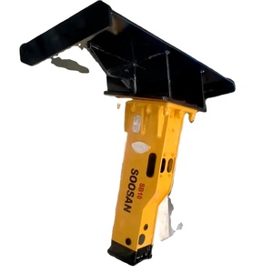 Disjoncteur hydraulique Soosan SB10 Silence de type boîte avec plaque antidérapante adapté aux excavatrices de 0.8 à 2.5 tonnes parfait pour la démolition - Product Image 2