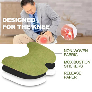 Parche para el dolor de rodilla, adhesivo autocalentable con extracto de ajenjo frío, hierbas 100% naturales, cuidado de heridas, nutritivo para el cuerpo, 12 unidades - Product Image 4