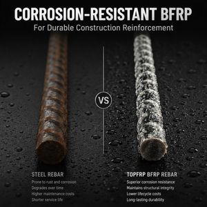 Varilla Corrugada de Fibra de Basalto de Alta Resistencia, Refuerzo BFRP, Resistencia a la Tracción de 780-1200 MPa, Módulo de Elasticidad de 58 GPa - Product Image 3