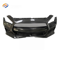 Pour Infiniti Q50/Q50S/Q50L : Pare-chocs avant en fibre de carbone pleine, style LB V2, haute qualité, installation facile, nouvelle version