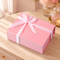 Boîte cadeau en carton rigide personnalisée en gros, faible MOQ, avec fermeture magnétique, doublure en carton, impression de logo personnalisée