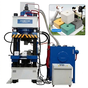 Presse hydraulique automatique de 500 tonnes pour la fabrication de blocs de sel minéral pour bétail, moutons et animaux, certifiée CE - Product Image 1