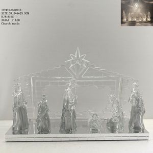 Figurine religieuse personnalisée de la Sainte Famille, Jésus et Marie, cadeau, décoration catholique, Sainte Famille, cadeau de la Sainte Famille, catholique - Product Image 3